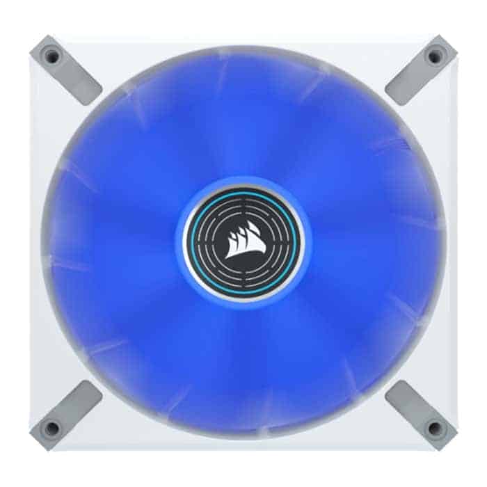 (image for) Corsair ML140 LED ELITE 140mm Blue LED Fan Single Pack White